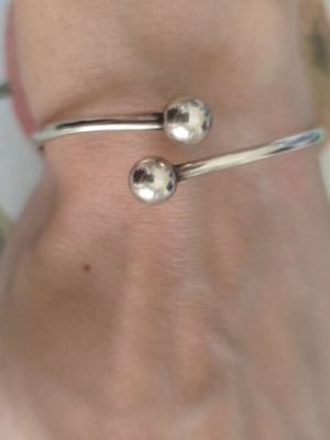 925 silver hinged bracelet