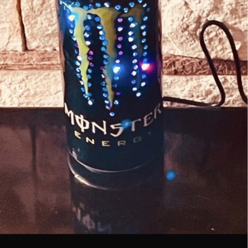 Monster LED light can with IR remote and color change