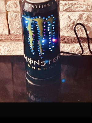 Monster LED light can with IR remote and color change