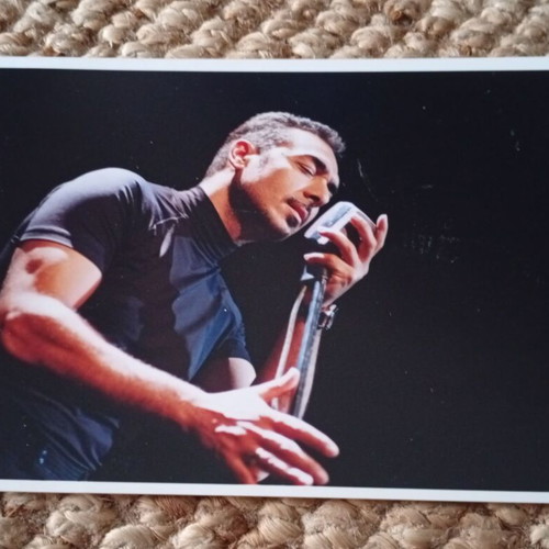 Rare authentic photo of Notis Sfakianakis like new, 12.7x17.7 cm