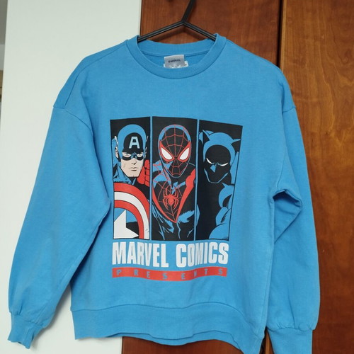 Sinsay Marvel Kids Sweatshirt Size 140 Used Blue