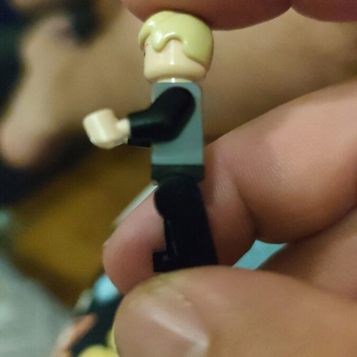 Lego Star Wars Minifigure Luke Skywalker Dark Bluish Gray used