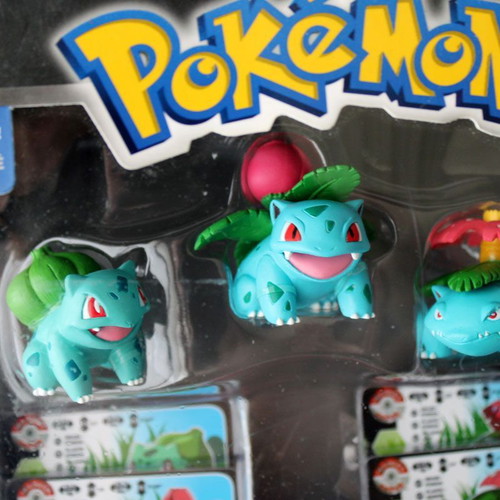 Pokemon 2015 set of 4 figures Bulbasaur Ivysaur Venusaur Mega Venusaur new