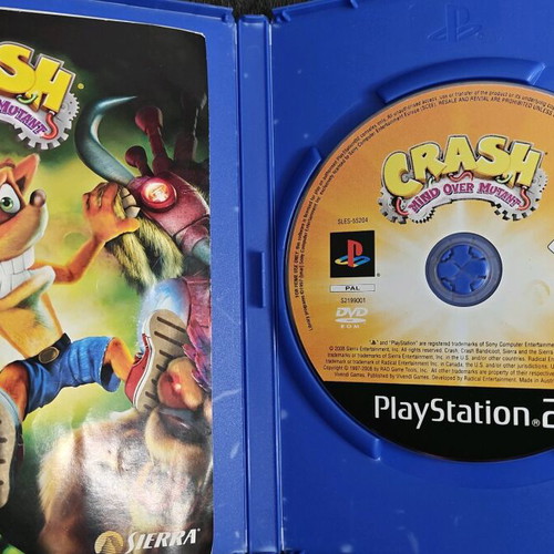 Crash Mind Over Mutant PlayStation 2 used