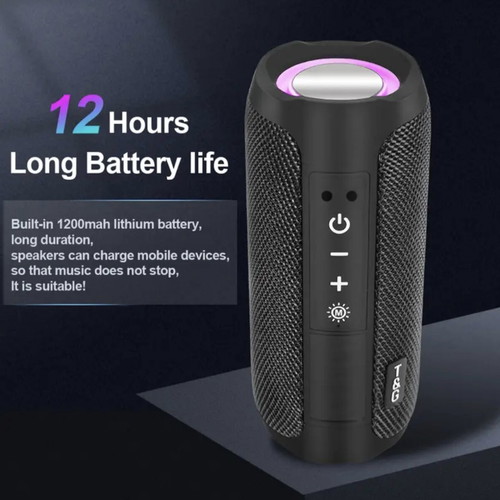 T&G 227 Wireless Bluetooth Speaker with Light New