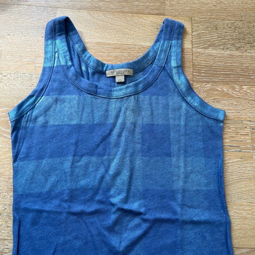 Burberry top with shiny stripes, Xsmall, like new, blue