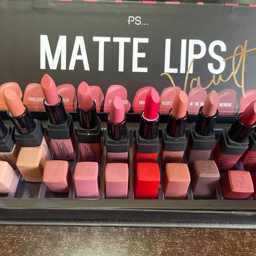 Matte Lipstick PS collection of 10 matte shades new