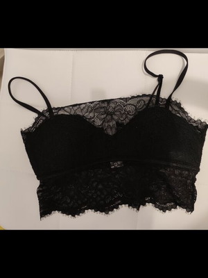 Oysho top bralette μαύρο, καινούργιο, μέγεθος S