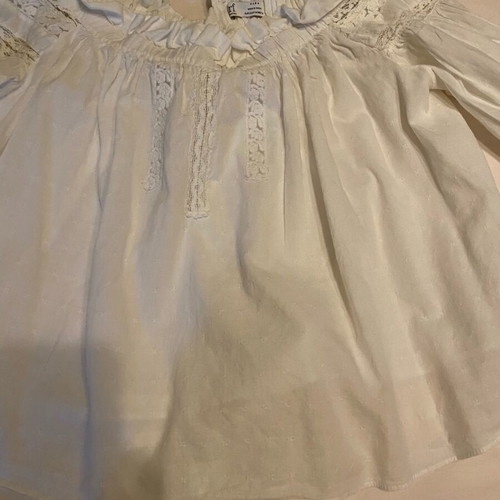 Zara blouse used, white, size M