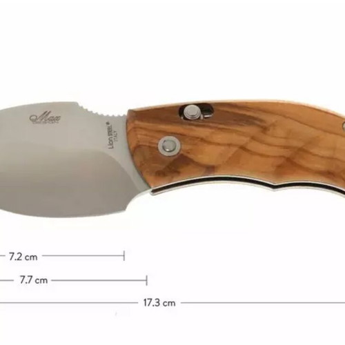 Ιταλικό μαχαίρι Ausonia LionSteel καινούργιο με λαβή από ξύλο ελιάς