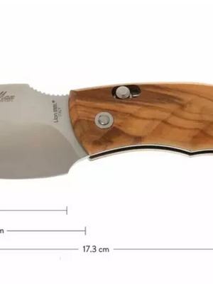 Ιταλικό μαχαίρι Ausonia LionSteel καινούργιο με λαβή από ξύλο ελιάς