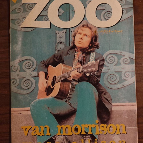 ZOO magazine 1970s vintage, used, Van Morrison cover
