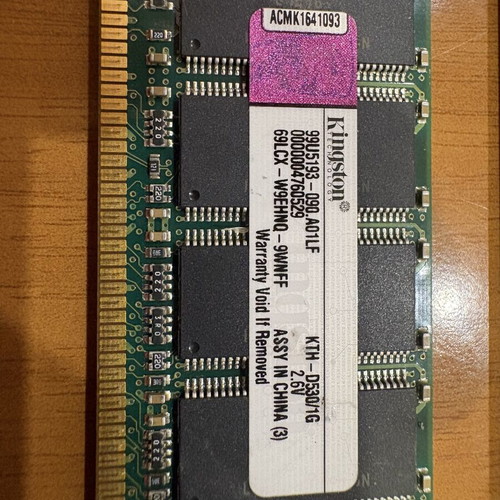 DDR1 RAM 2.5GB pack used, Kingston & Transcend DDR400 PC3200