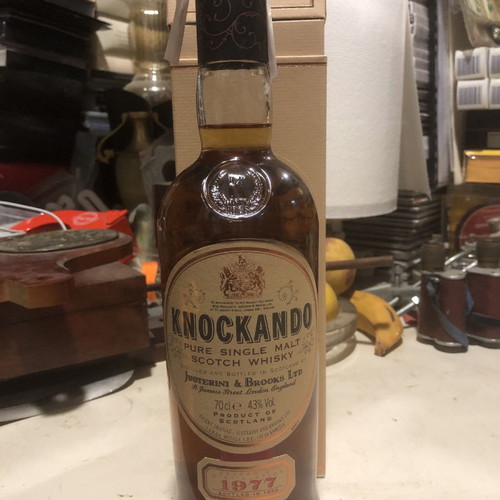Knockando Malt Whisky 1977 vintage sealed new