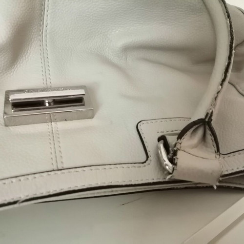Tignanello shoulder bag used, sugar leather color