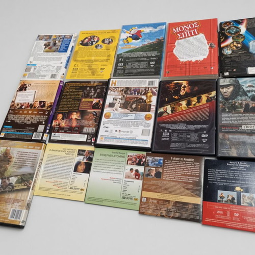 DVD movie collection with Greek subtitles and dubbing