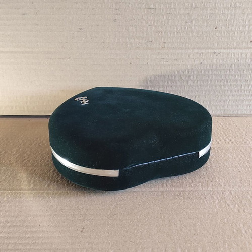 Velvet Jewelry Box Heart-Shaped like new, black
