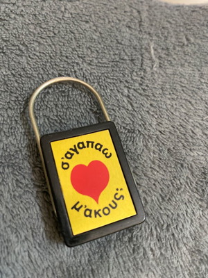 Μπρελόκ 80s μεταχειρισμένο, χρυσαφί