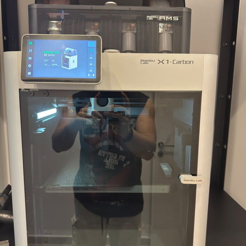 Bambu Lab X1 Carbon Combo 3D Printer used with AMS