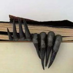 Devil's Hand Gothic Bookmark