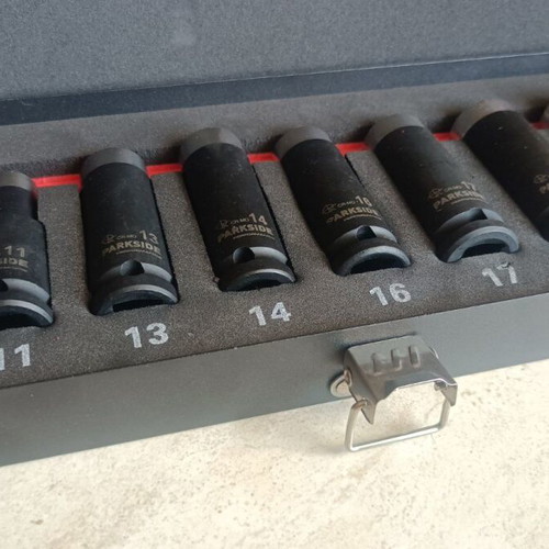 PARKSIDE Performance Impact Socket Set 1/2 inch, 8 pieces, new