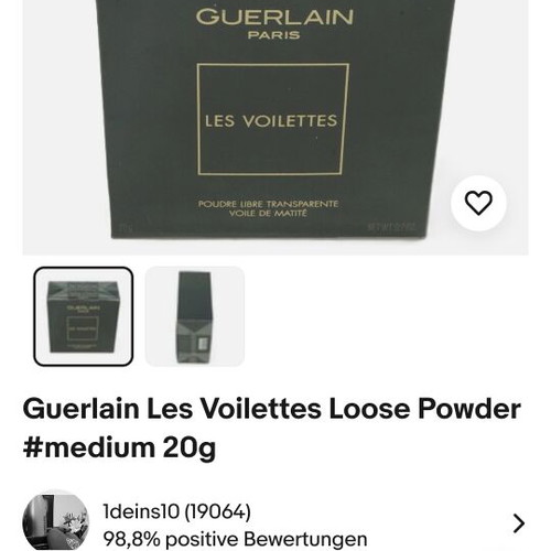Guerlain Translucent Loose Powder Mattifying Veil 20g 02 Clair new