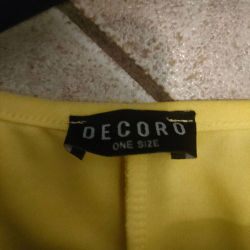 Decoro dress Italy like new, yellow, one size