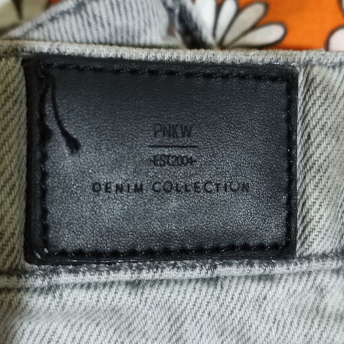 PNKW women's denim skirt like new, size M 38 10, blue