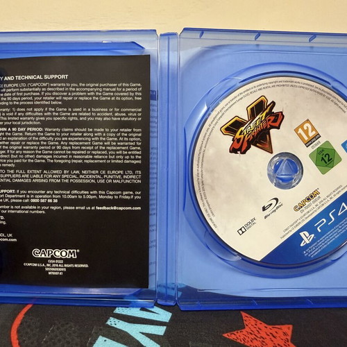 Street Fighter V PS4 game used