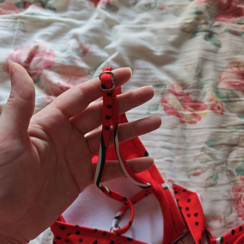 Swimsuit with Watermelon Print like new, adjustable straps