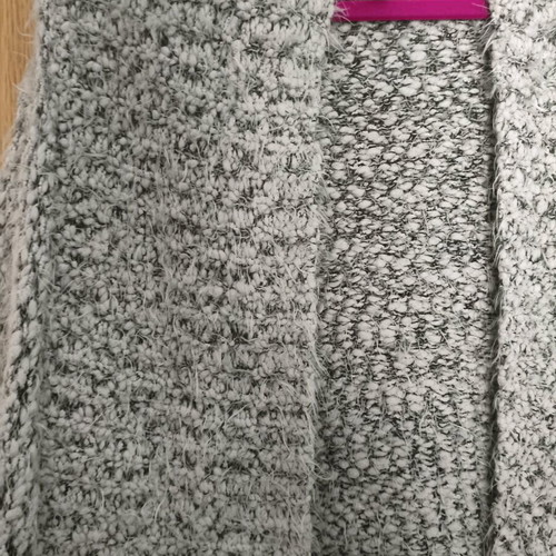Jennyfer cardigan like new, medium size, white and grey