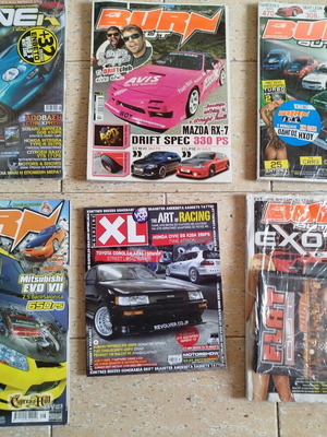 Burnout, Power, XL magazines new, sealed set