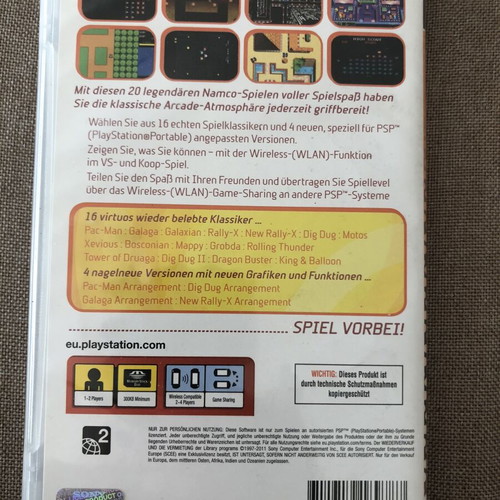 PSP Namco Museum Battle Collection game like new