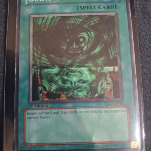 Giant Trunade Yu-Gi-Oh! card used, vintage