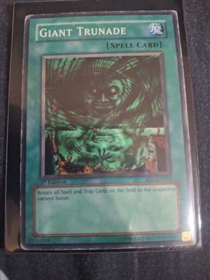 Giant Trunade Yu-Gi-Oh! card used, vintage