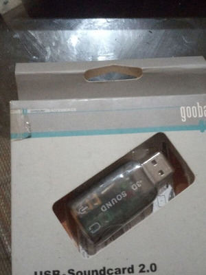 Goobay 3D USB Soundcard 2.0 external sound card like new