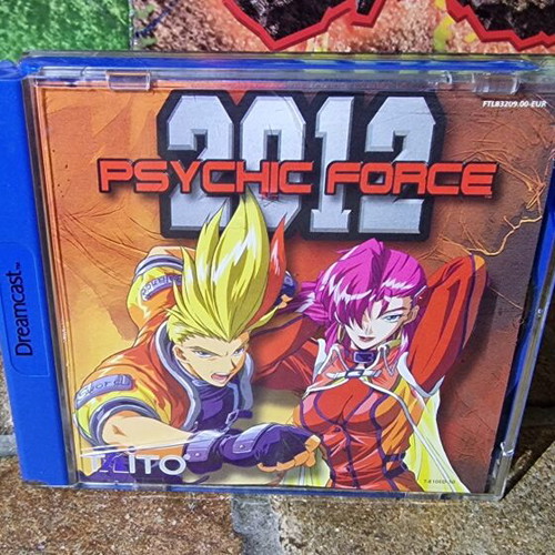 Psychic Force 2012 Sega Dreamcast game used with manual