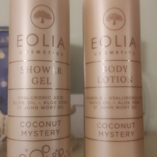 Eolia shower gel and body lotion set like new