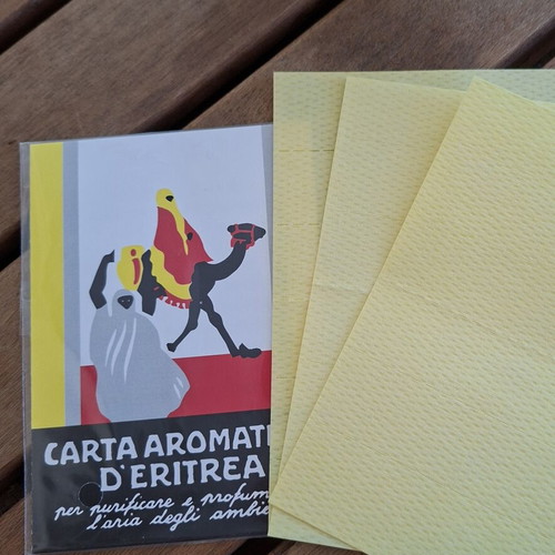 Carta Aromatica d'Eritrea aromatic paper, new