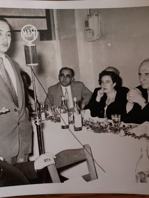 Φωτογραφίες Γεώργιος Παπανδρέου μεταχειρισμένες, δύο τεμάχια 18x13 εκ