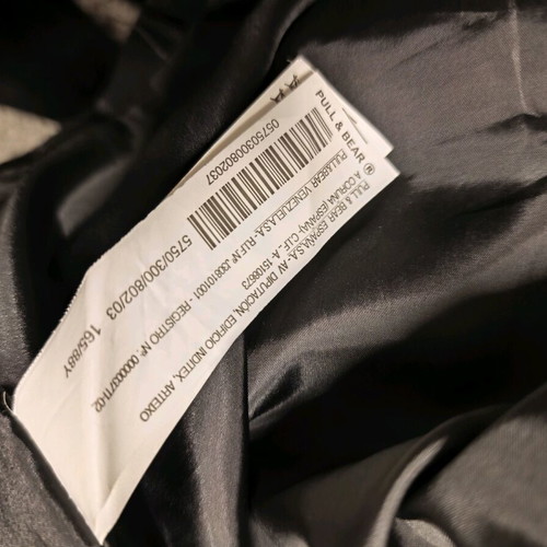 Pull & Bear coat like new, size M, black and gray