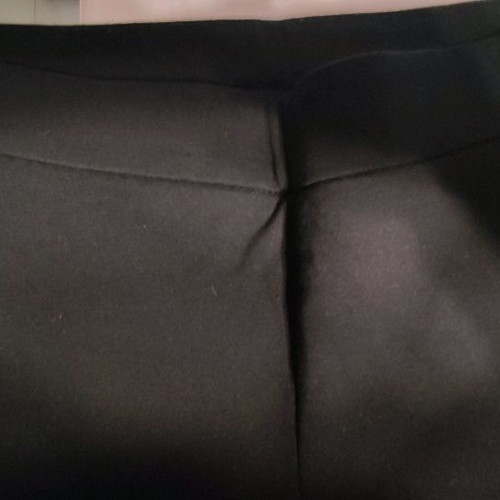 Benetton black pants used, size 46 with zipper