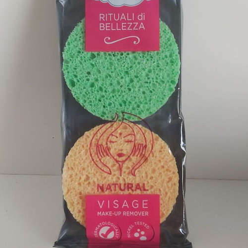 Make-up remover sponges new, pack of 2, Italian product