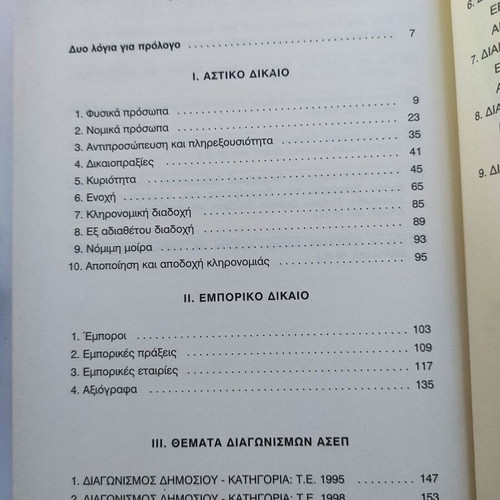Private Law by Antonis Iakovou Eleftheriadis like new
