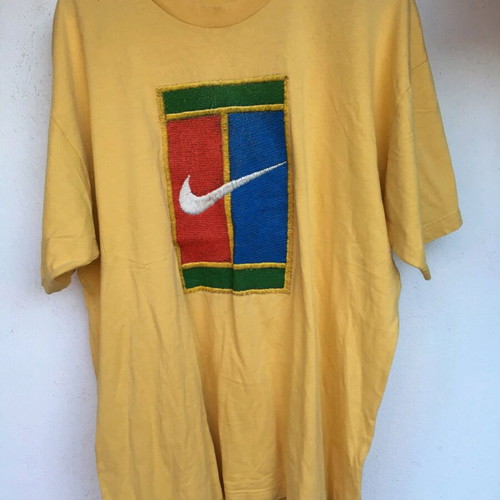 Nike Vintage Challenge Court T-shirt XL like new, colorful, 90s