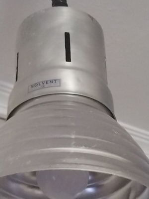 Ceiling light bell used, authentic billiard style