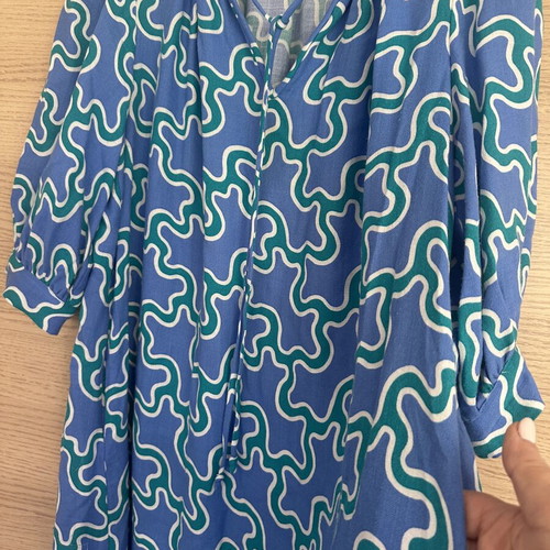 Φόρεμα Drogo Maxi από Diane Von Furstenberg σαν καινούργιο, μπλε και πράσινο