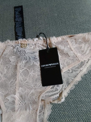 Emporio Armani women's underwear new, lace, nude XL
