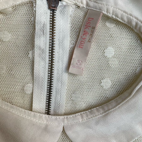 Bershka beige top S like new
