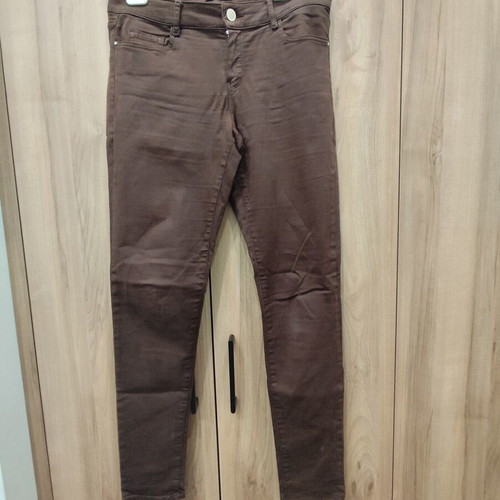 Massimo Dutti Skinny Fit Denim Pants like new, brown, size M